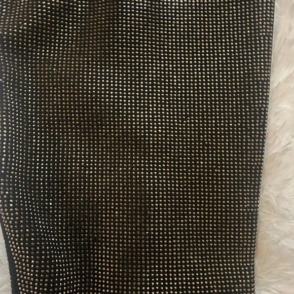 OVER THE KNEE HEEL BOOT - STRETCH KNIT STUDDED BLACK (WW) - Picture 8 of 10